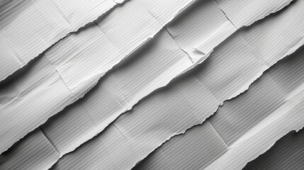 Poster - The background features a ripped light grey cardboard texture for added visual interest