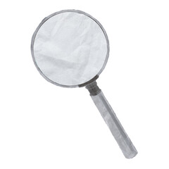 Poster - Magnifying glass png sticker, transparent background