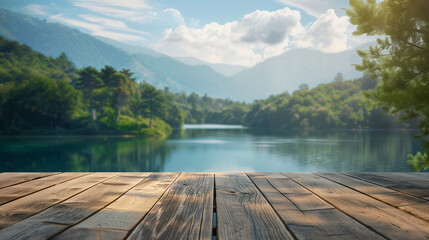 Wall Mural - table in the mountains