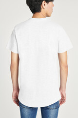 Sticker - Png men's tee mockup with jeans