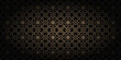 © SappiStudio - Modern Dark and Gold Arabian Ornament Wallpaper - Linear Beige Islamic Motif with Repeated Geometric Patterns for Print, Cover, Flyer, and Brochure