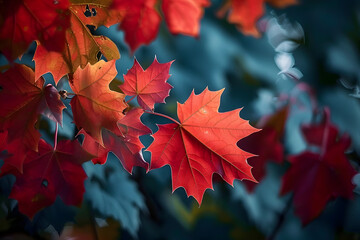 maple leaves in autumn