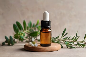 cosmetic nature skincare and essential oil aromatherapy .organic natural science beauty product .herbal alternative medicine . mock up. Generative AI