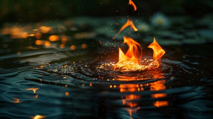 Sticker - Fire in Water.