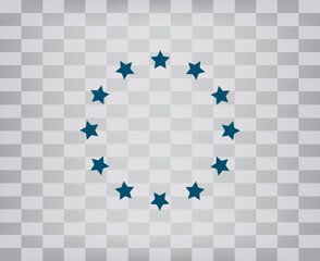 Poster - Vector icon on gray background with gradient