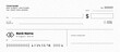 © Ashes Studio - Gradient blank check template vector format