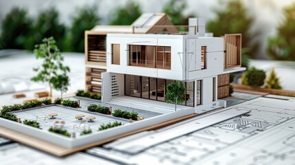 Poster - use. Write about architectural software, virtual modeling, and how 3D technology allows for precise visualization