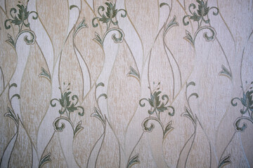 Wall Mural - vintage wallpaper. fence with grass