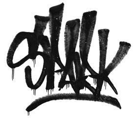 spray painted graffiti icon sprayed isolated with a white background, graffiti symbol vector illustr