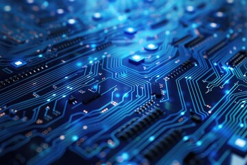 Poster - A detailed view of a computer's internal components