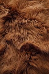 brown fur background, brown fluffy fabric texture