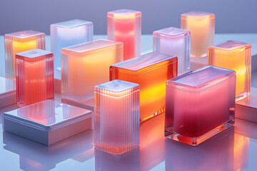 Poster - Minimalist design of inexpensive items enveloped in extravagant, stylish packaging