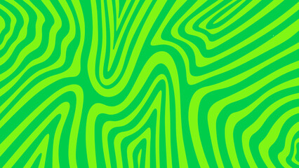 Wall Mural - Green wave seamless pattern abstract background