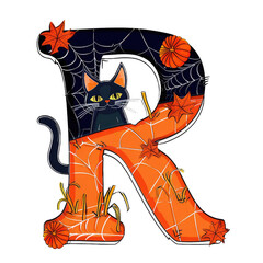 Wall Mural - Halloween alphabet