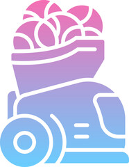 Sticker - Tennis machine icon