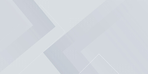 Abstract white geometric shape futuristic background. Eps10 vector