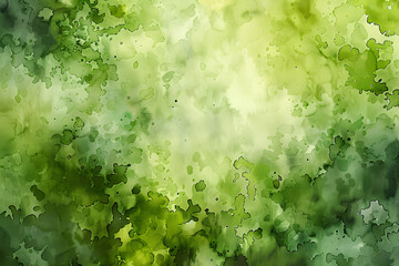Poster - A watercolor backdrop with subtle green hues, mimicking the detailed texture of moss, ideal for incorporating natural elegance into your designs