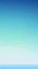 Poster - Calm blue ocean meets sky with cirrus clouds on a summer day. Serene seascape offers peaceful view, perfect for relaxation