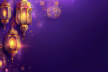 Wall Mural - illustration design eid mubarak