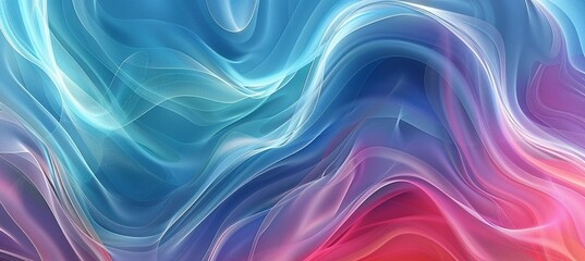 Wall Mural - Abstract multicolored background, backgrounds for design, waves, color, banner, web banner, poster, website header, design	