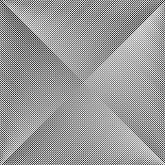 Poster - abstract monochrome geometric diagonal black white gradient cross line pattern.