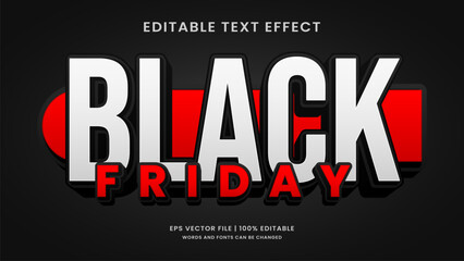 Wall Mural - Black friday sale promo text effect