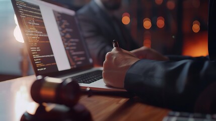 A Programmer Working Late into the Night