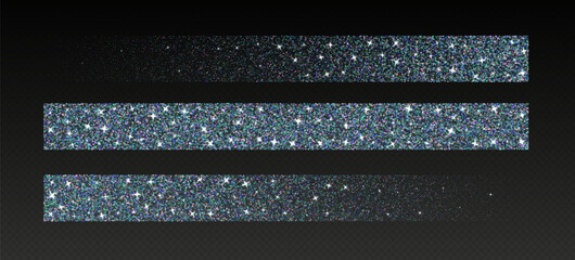 Wall Mural - holographic glitter brush strokes, shimmer spray effect, luxury shimmery particles, festive holiday 