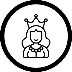 Sticker - Princess Icon Design