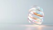 © JP STUDIO LAB - A delicate, glowing chandelier with multicolored crystals, casting a rainbow of light across the room, with copy space, high-resolution photo, realistic photo, hyper realistic
