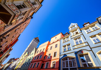 Canvas Print - old town regensburg - bavaria