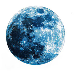 blue moon illustration