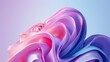 © AItist - Abstract background with flowing and undulating pastel colored shapes