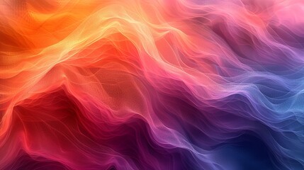 Poster - Dynamic abstract background with vibrant, opalescent textures and intense, vivid colors that create a striking and energetic visual display. Watercolor style, high resolution Illustration, in the