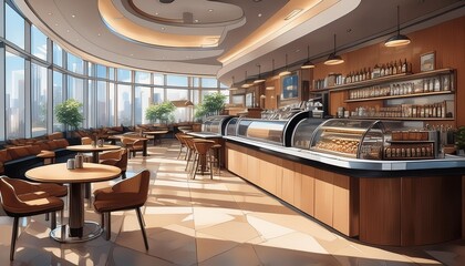 corporate cafeteria