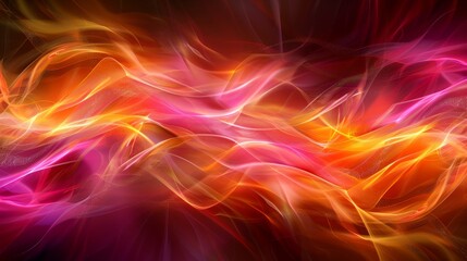 Wall Mural - Abstract swirls of light and color evoke creativity and energy, captivating viewers with their beauty and movement