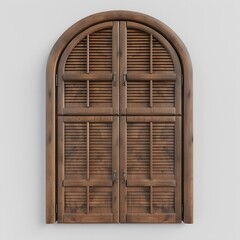 window with shutters