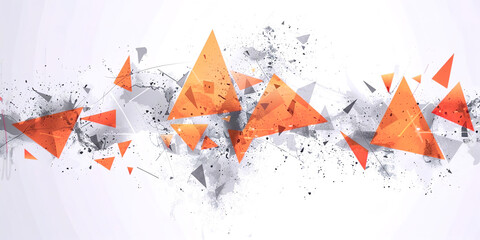 Aufkleber - Geometric abstract background
