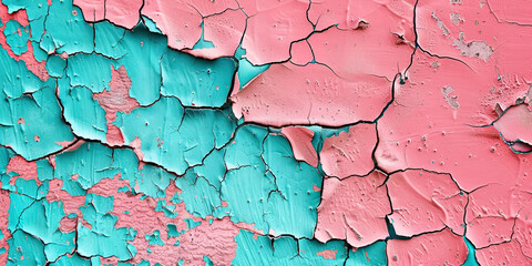 Poster - Shabby bright wall texture