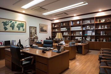 Poster - well-organized office ensuring smooth operations