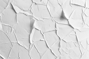 Aufkleber - White paper texture. White color texture pattern abstract background for your design and text.