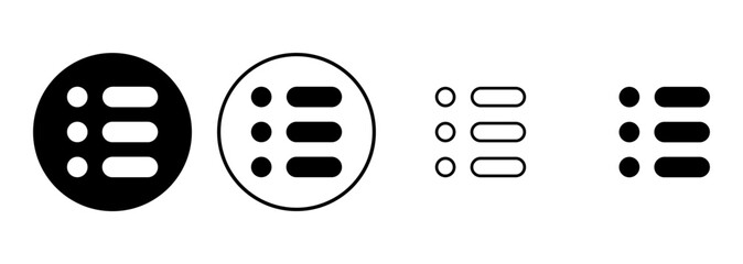 Menu Icon set. web menu icon. hamburger menu symbol
