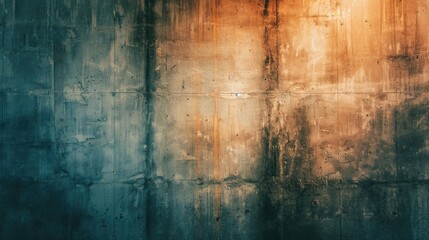 Wall Mural - Blurred and toned wall texture background