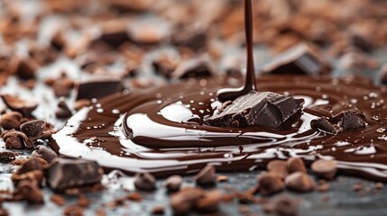 Wall Mural - Melted Chocolate