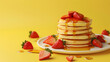 © Line - realistic high-resolution photo of Pancakes, with detailed background