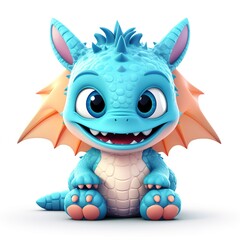 Sticker - dragon cartoon 