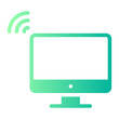 © A AND Y - monitor gradient icon