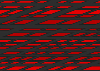 Poster - Abstract background with random square stripe pattern