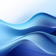 Poster - abstract blue background