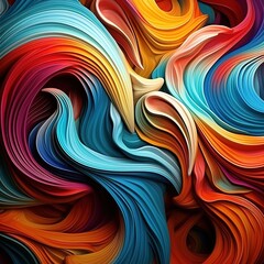 Canvas Print - abstract colorful background